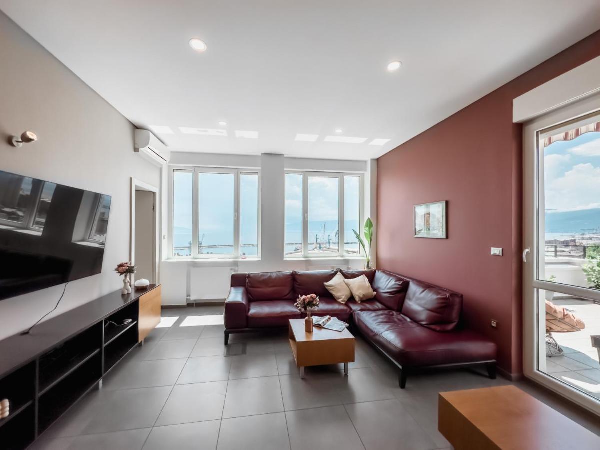 105M2 Penthouse Sea View Rijeka With Free Garage Parking公寓 外观 照片
